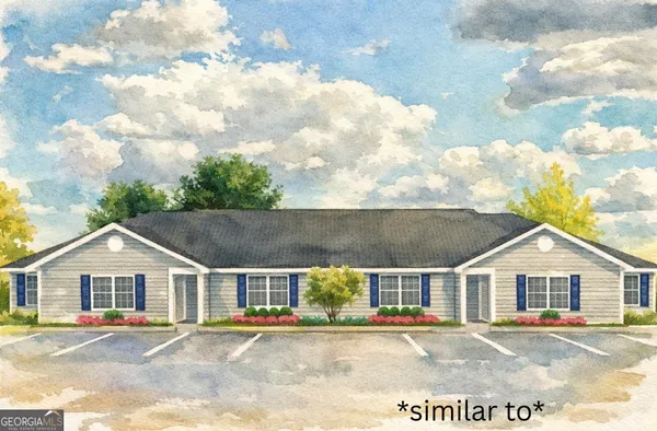 front view of a house with a street