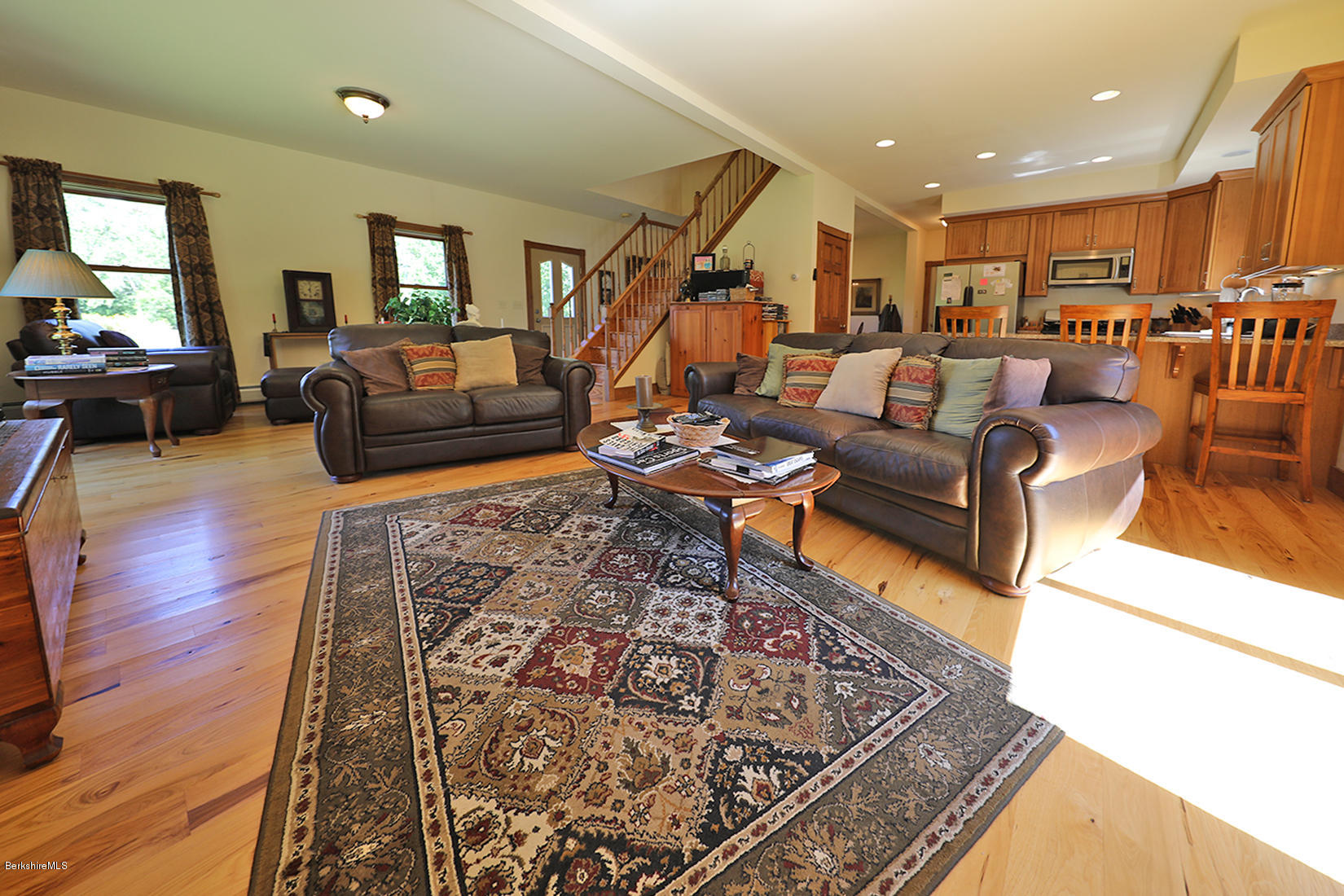 11 Stump Road Sandisfield, MA 01255 - Photo 6 of 41 a living room with furniture and a wooden floor