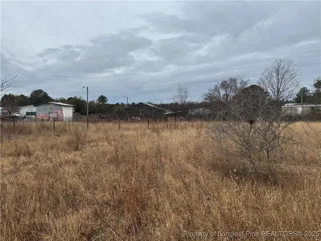 a view of a lake with houses in back