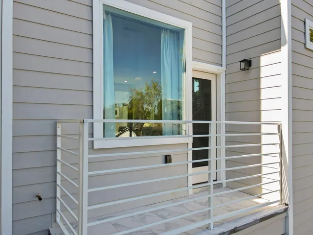 a view of front door