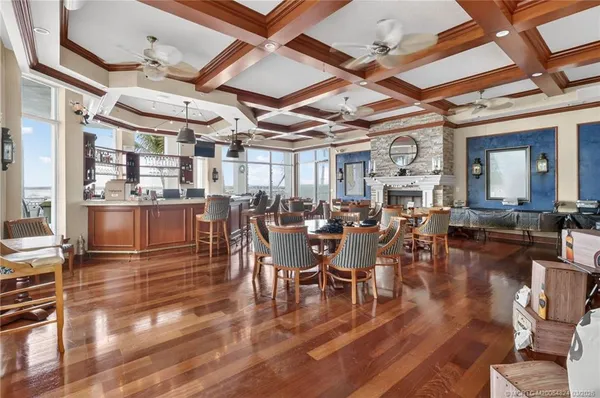 a outdoor space with patio lots of furniture and shower