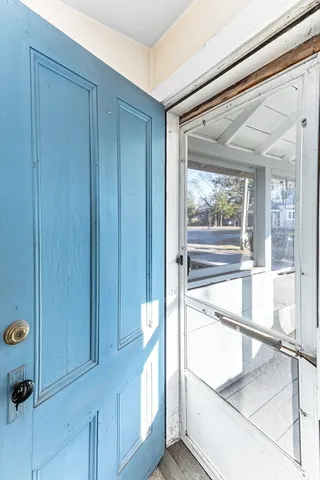 a view of front door