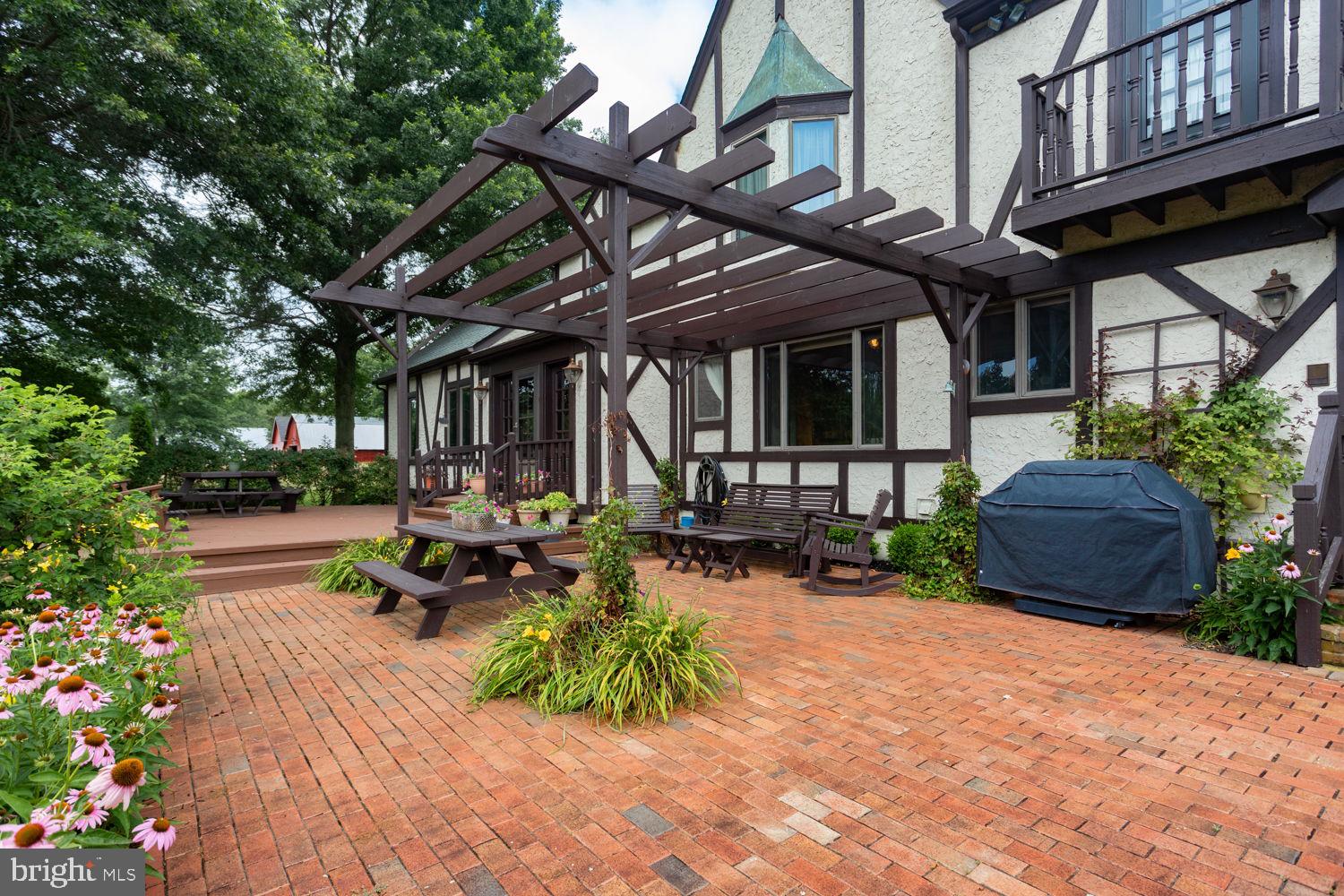 48 Harker Road Chesterfield, NJ 08515 - Photo 21 of 30 a view of the patio of the house