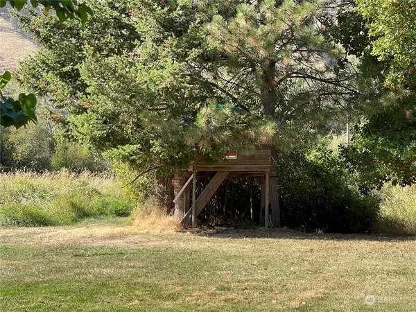 a view of a garden