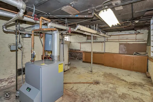 a view of a storage room