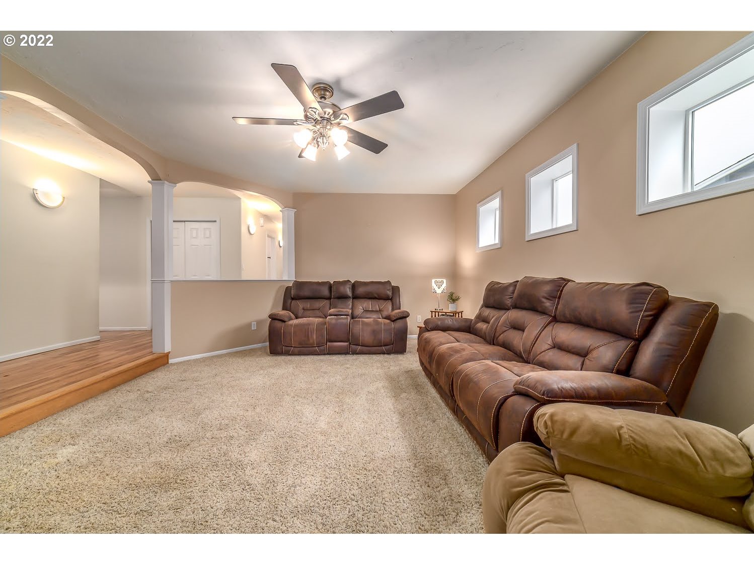 331 South 46th Street Springfield, OR 97478 - Photo 6 of 28 a living room with furniture and a chandelier