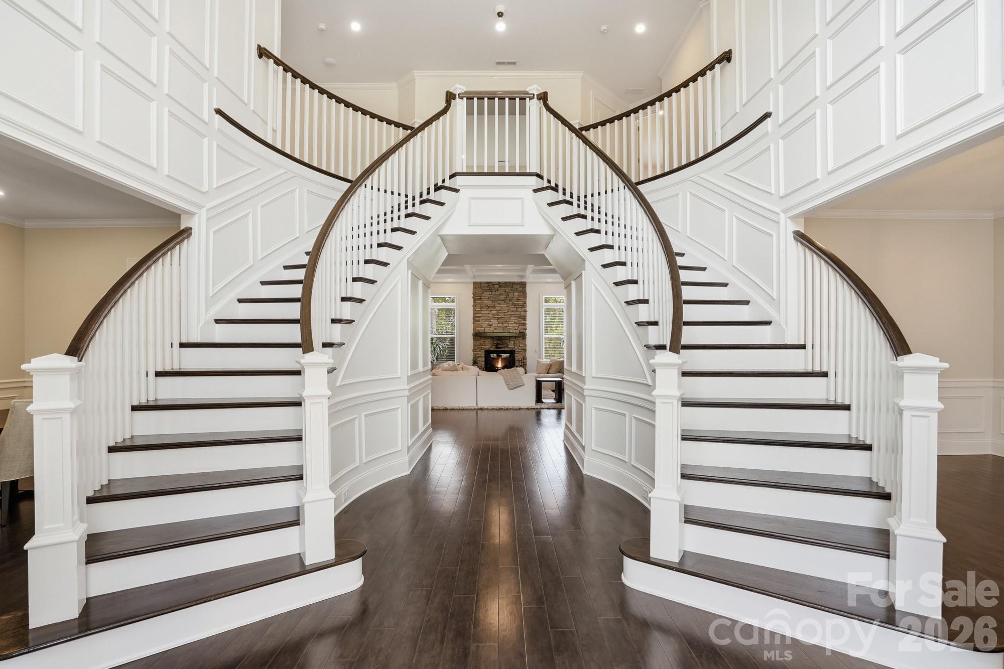 411 Turtleback Ridge Weddington, NC 28104 - Photo 5 of 48 a view of entryway with wooden floor