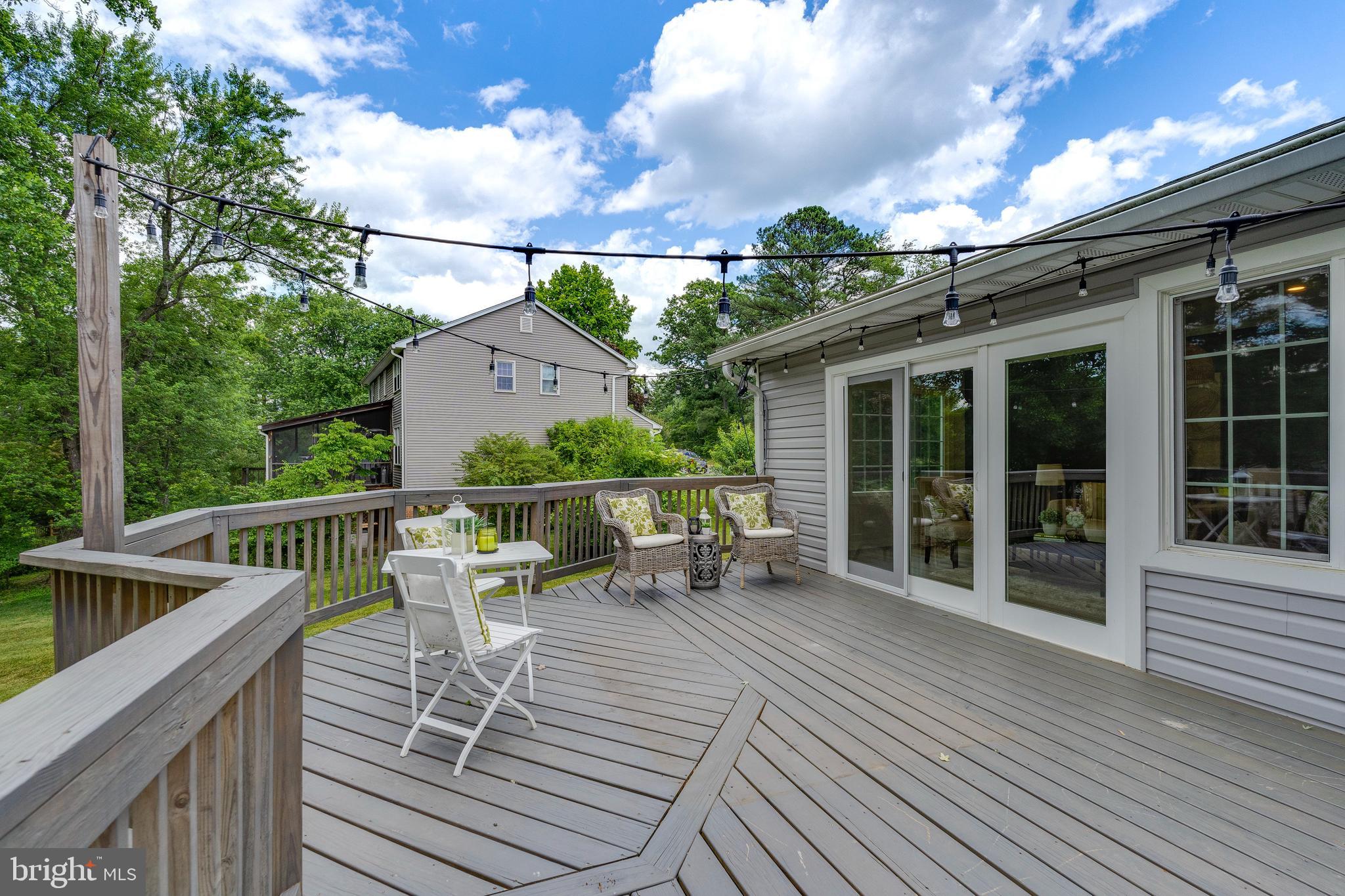 2416 Rocky Branch Road Vienna, VA 22181 - Photo 9 of 69 Spacious Deck off main level
