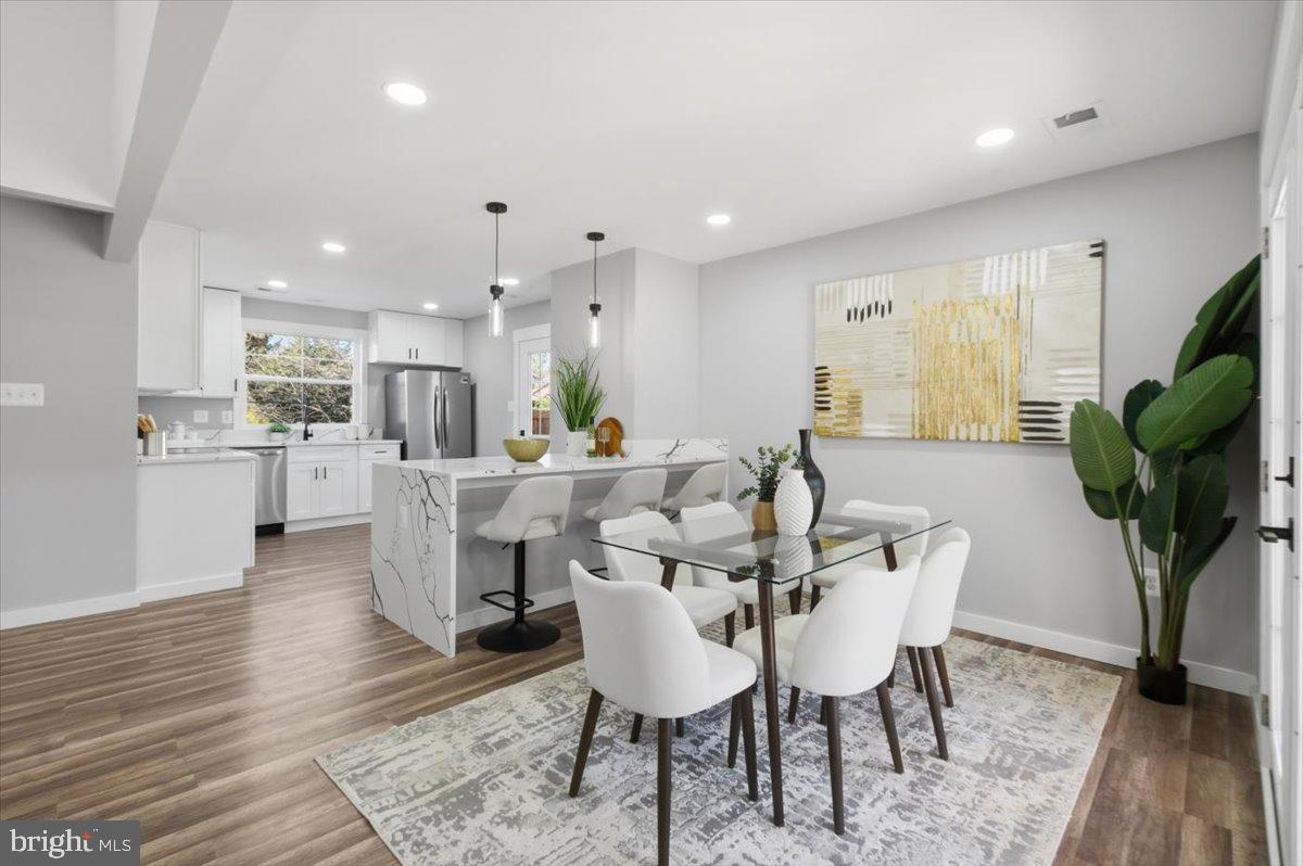 4529 Flintstone Road Alexandria, VA 22306 - Photo 26 of 37 Modern dining area with sleek design.