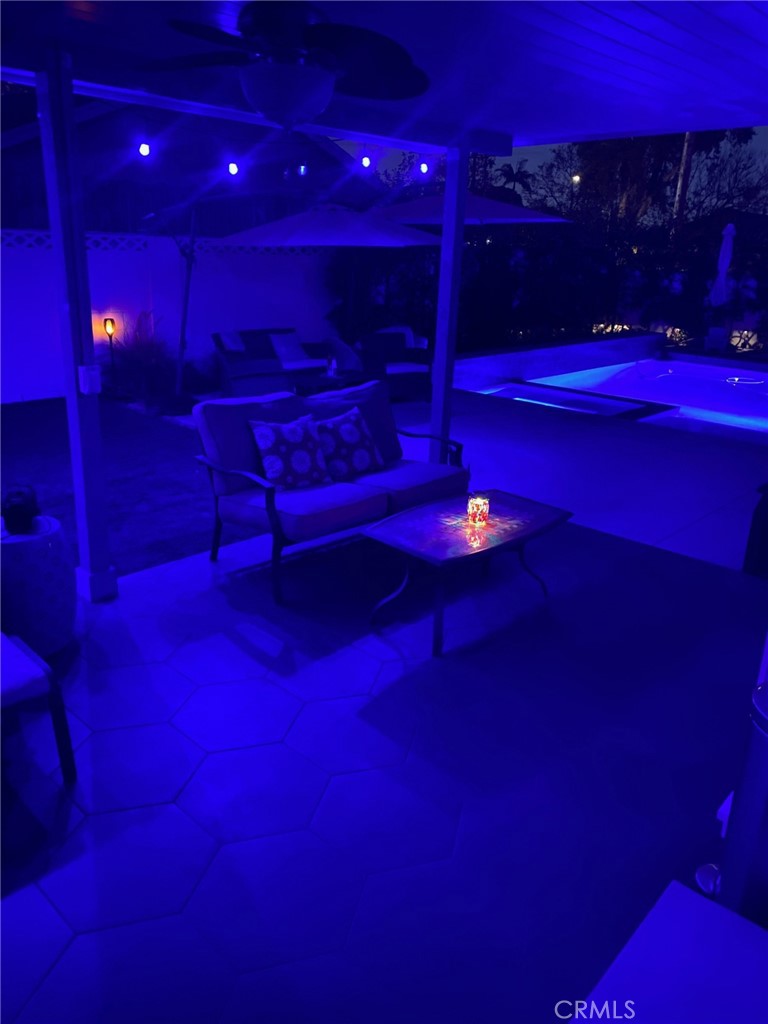 1805 West Random Drive Anaheim, CA 92804 - Photo 18 of 46 a view of a yard with swimming pool and outdoor seating