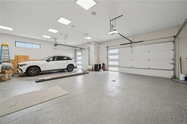 a view of a car parking