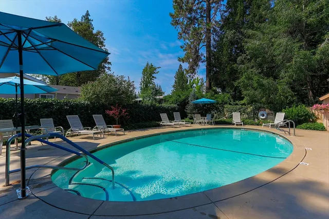 a view of outdoor space with trees