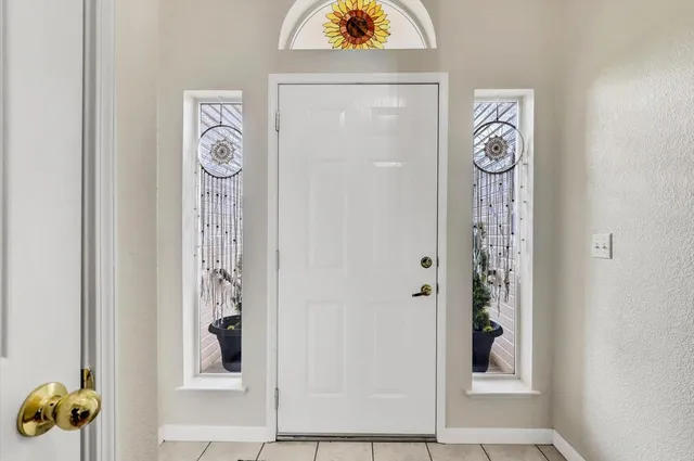 image of a door with a hallway to it
