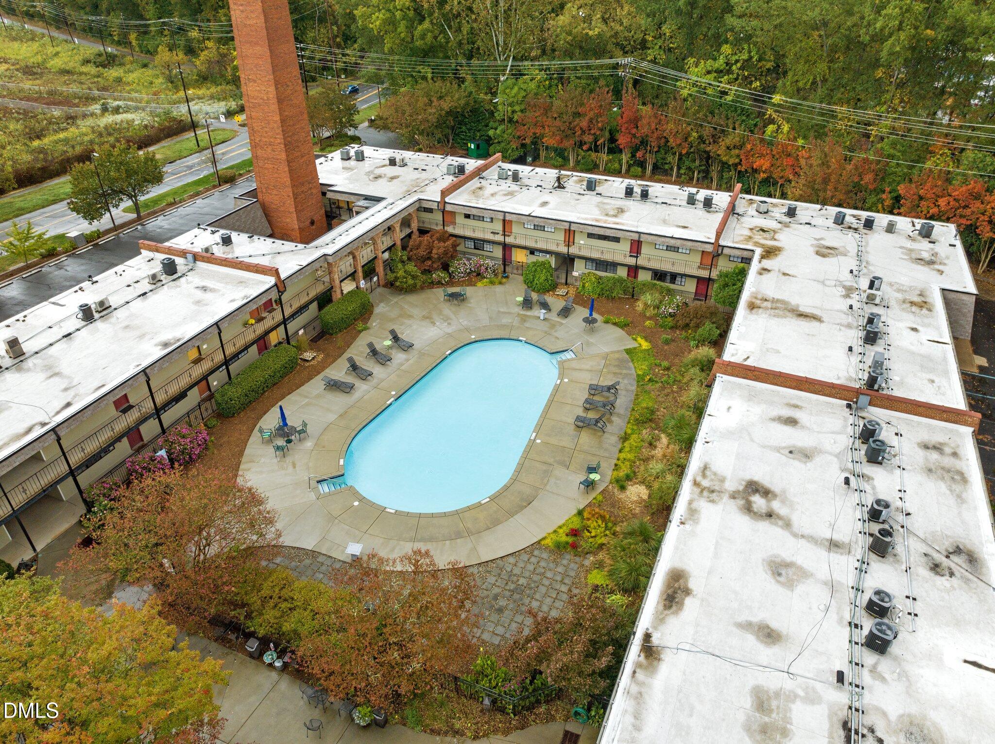 807 West Trinity Avenue, Unit 153 Durham, NC 27701 - Photo 27 of 39 a view of a swimming pool with a patio