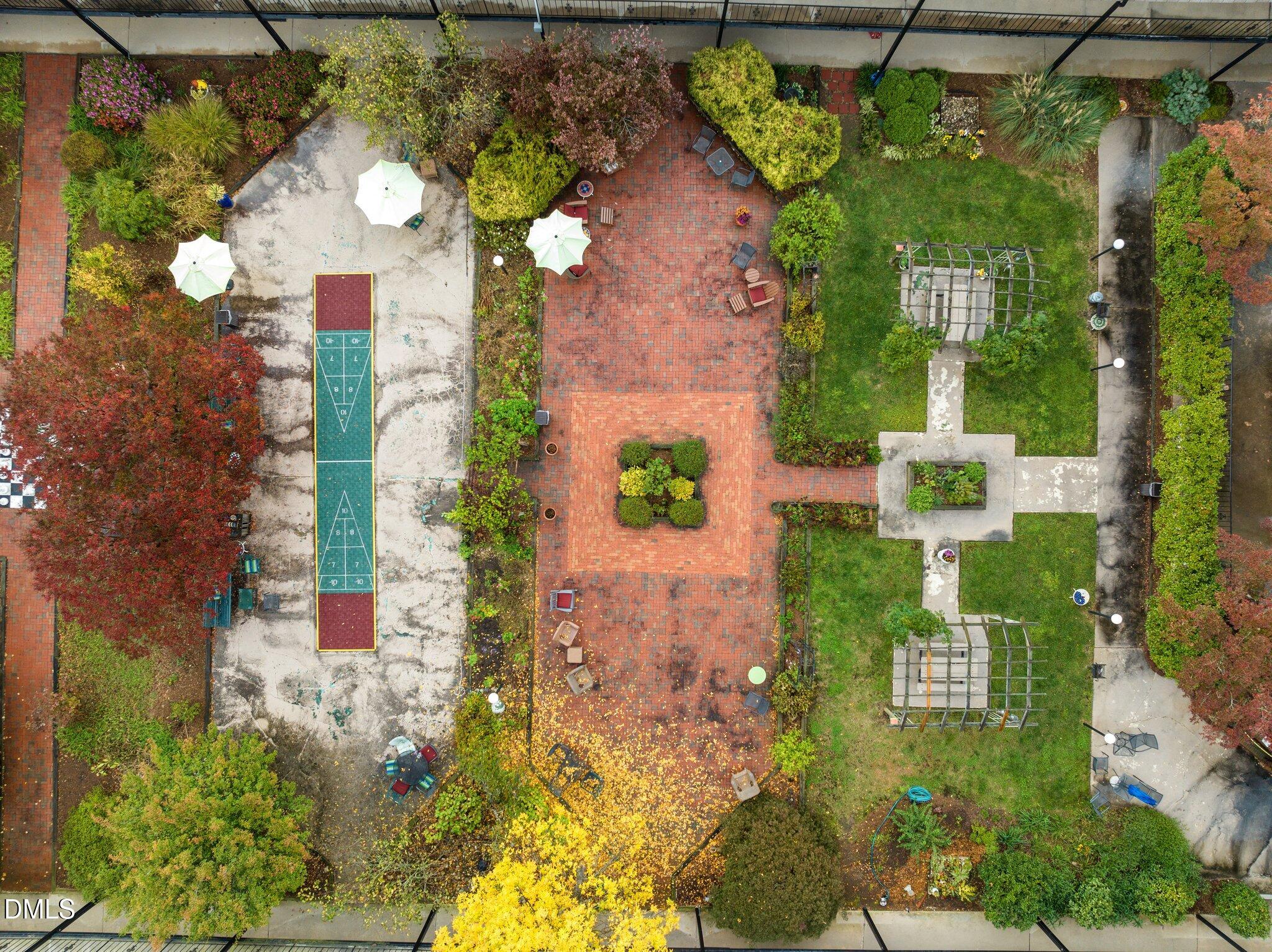 807 West Trinity Avenue, Unit 153 Durham, NC 27701 - Photo 29 of 39 an aerial view of a house