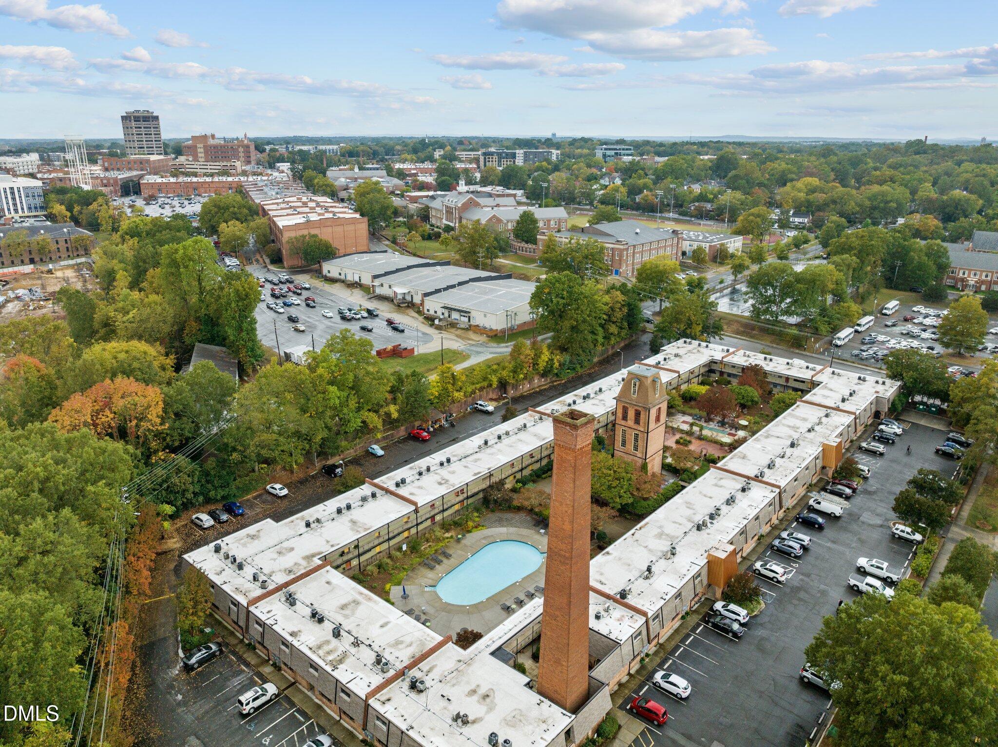 807 West Trinity Avenue, Unit 153 Durham, NC 27701 - Photo 34 of 39 a view of a city from a terrace