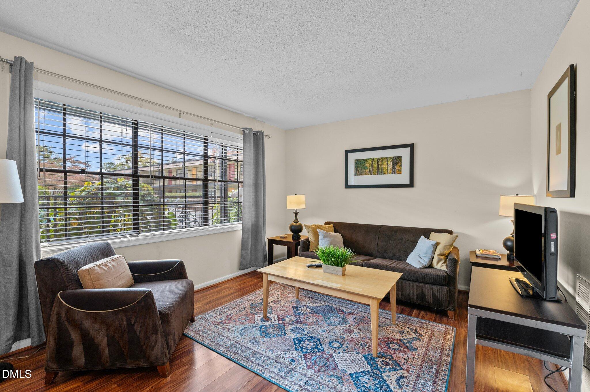 807 West Trinity Avenue, Unit 153 Durham, NC 27701 - Photo 6 of 39 a living room with furniture and a window