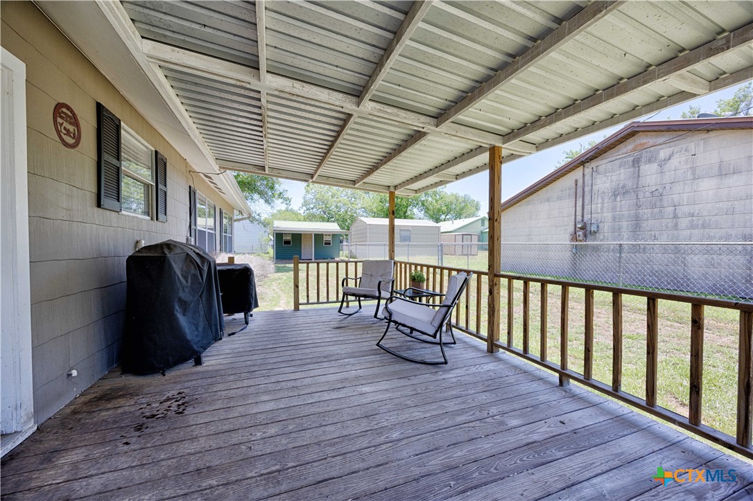 207 River Street Hallettsville, TX 77964 - Photo 22 of 25 a view of porch with seating space