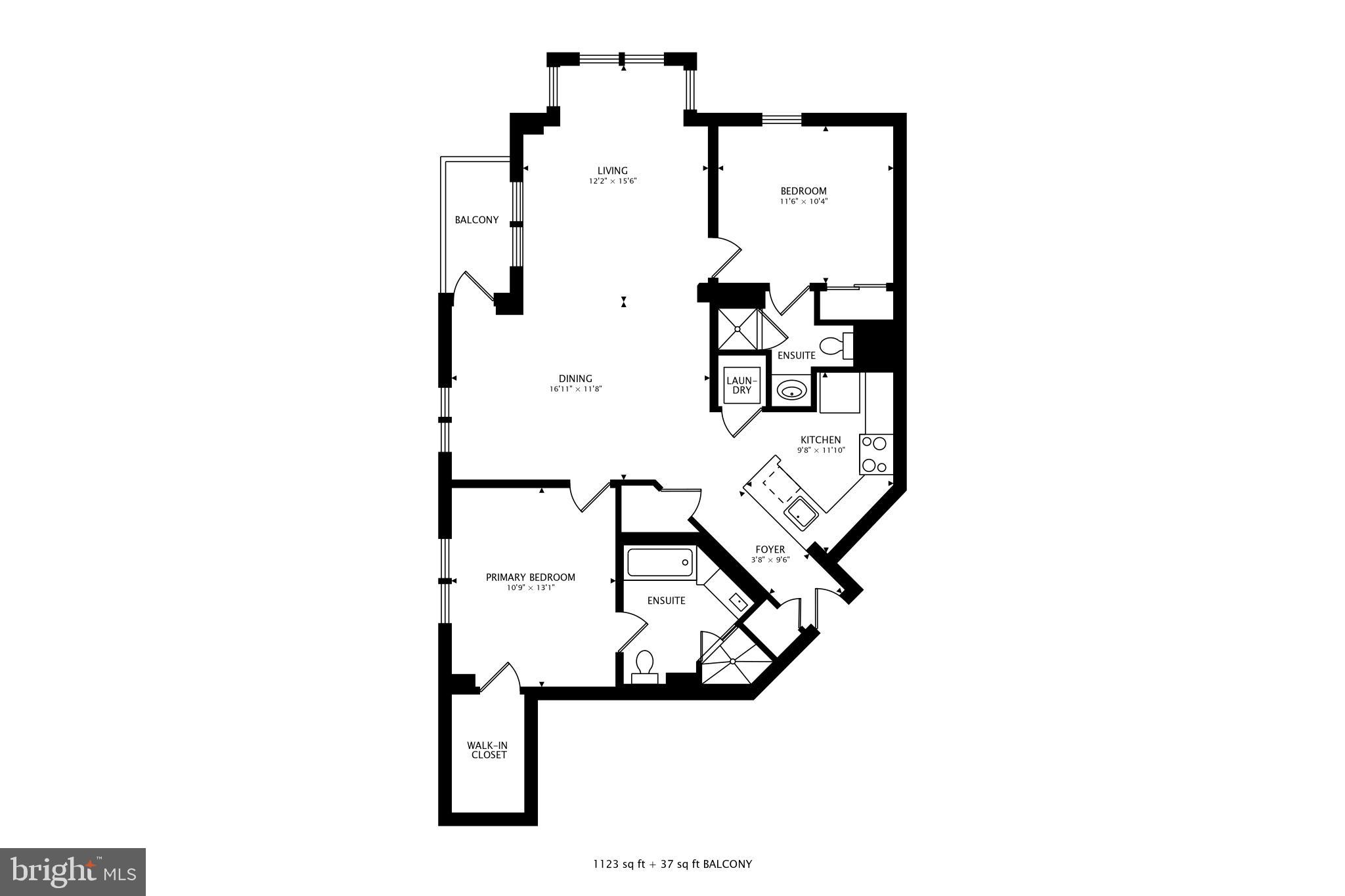 2020 12th Street Northwest, Unit 506 Washington, DC 20009 - Photo 7 of 7 a picture of a floor plan