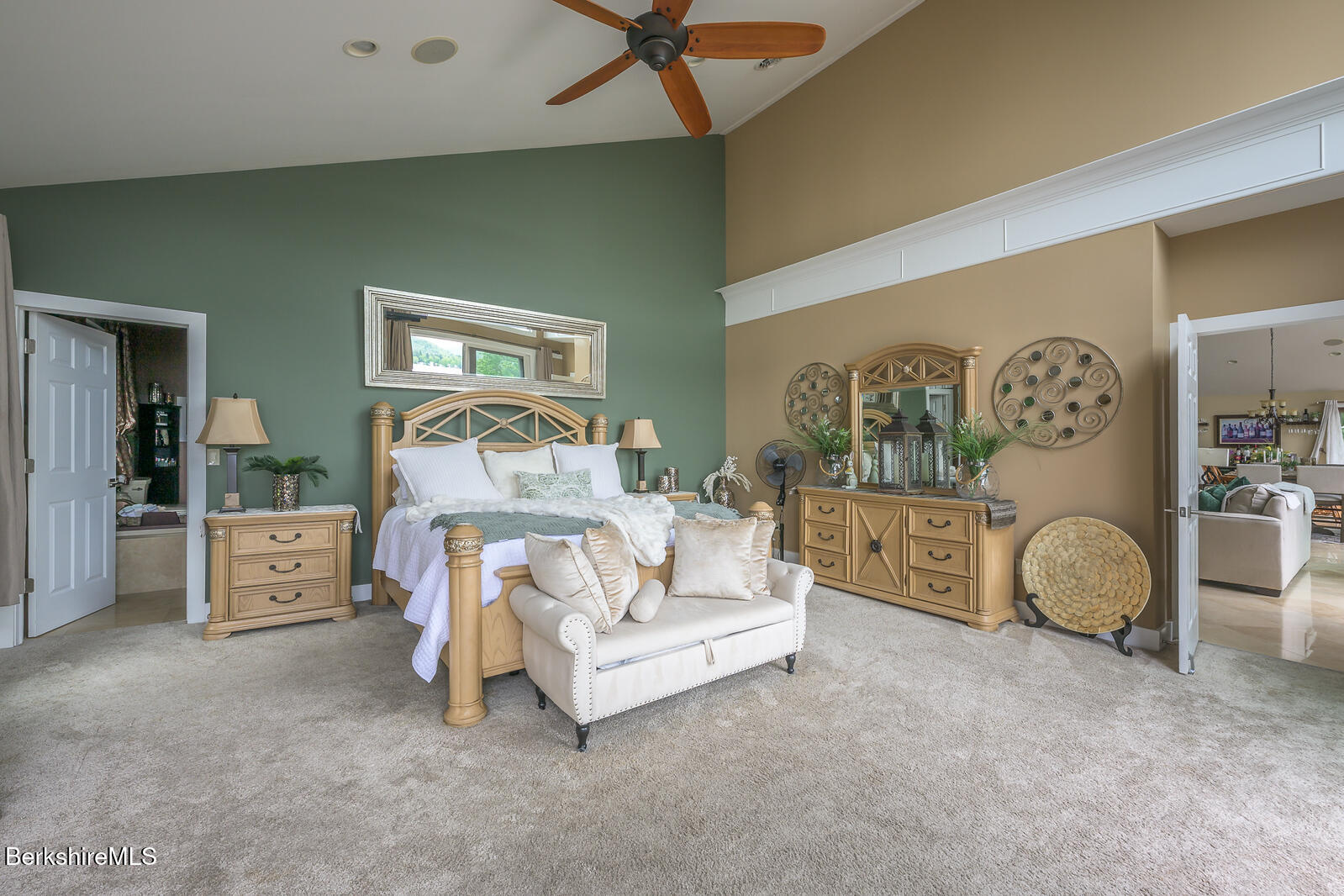 140 Hancock Road Pittsfield, MA 01201 - Photo 15 of 40 a bedroom with furniture and a large window