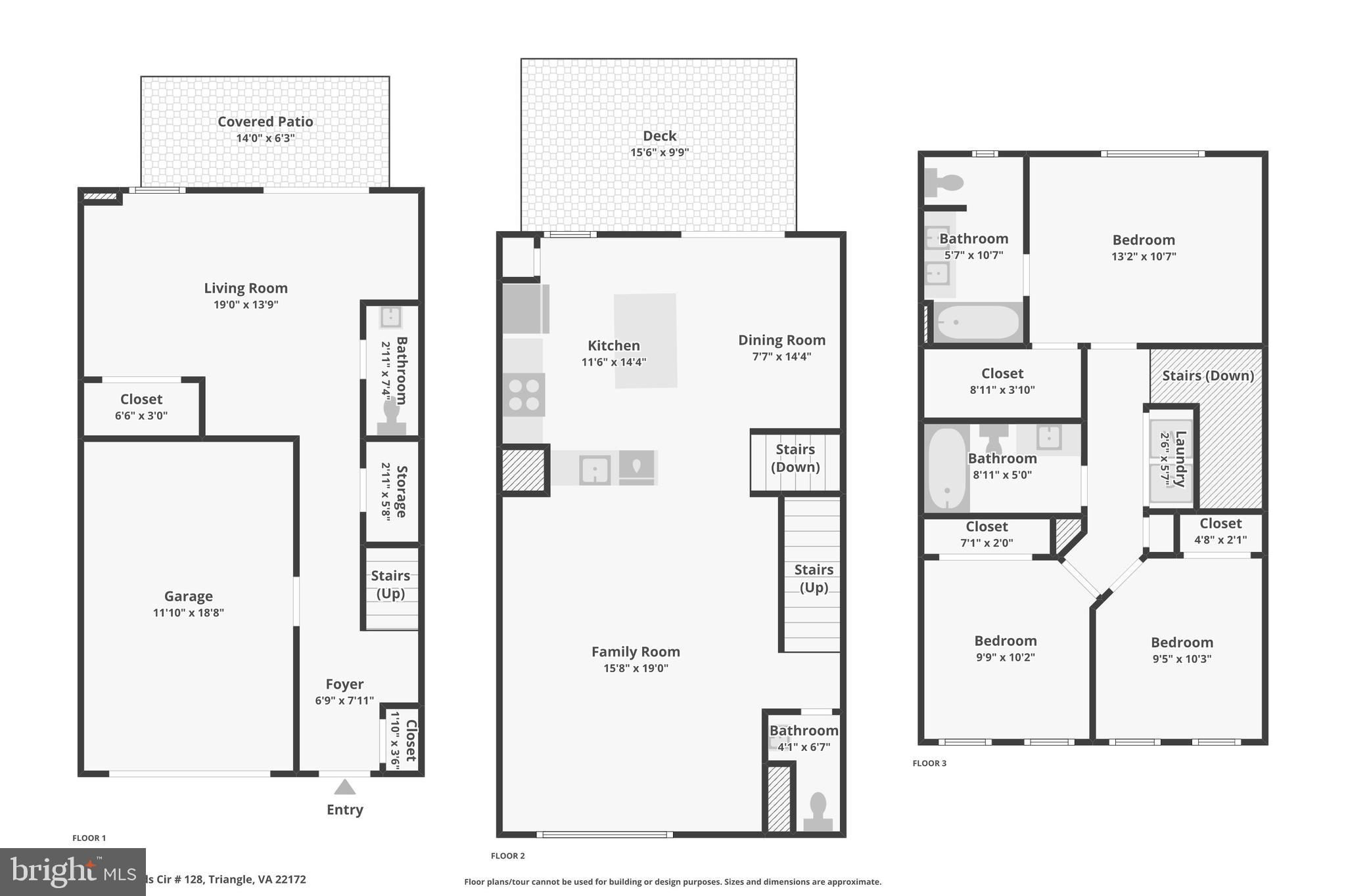 4505 Potomac Highlands Circle Triangle, VA 22172 - Photo 65 of 65 Combined Floorplan