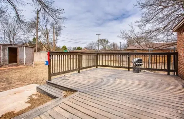 a view of a roof deck