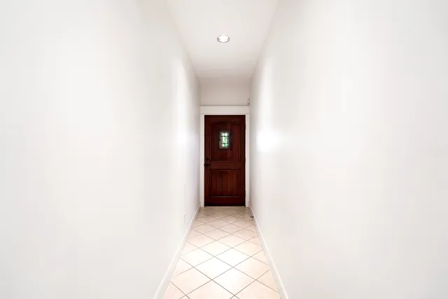 a view of an empty room