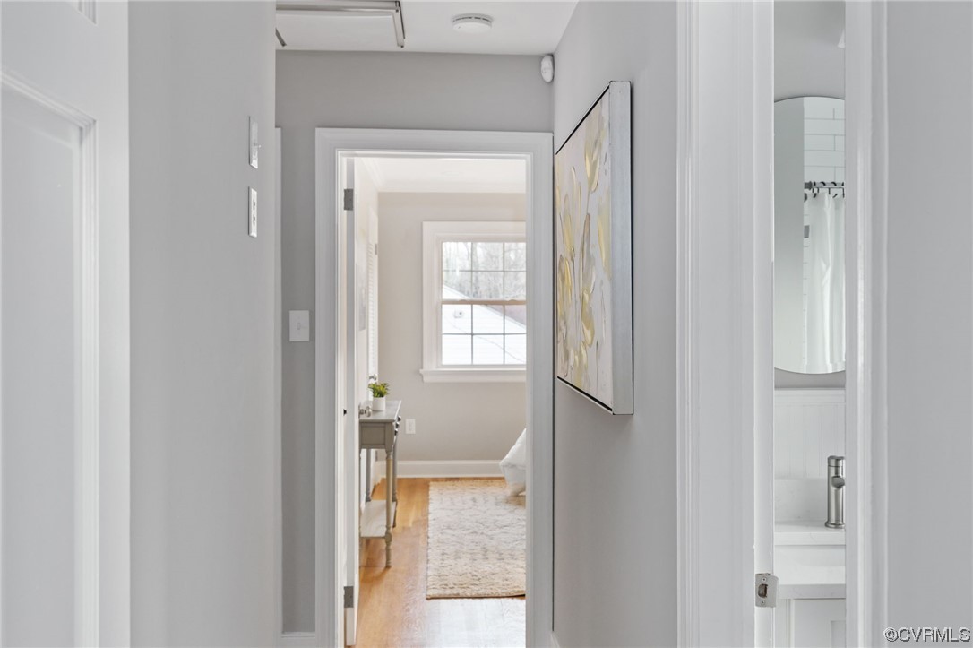1818 Bloomfield Road Richmond, VA 23225 - Photo 18 of 45 a view of a bathroom from a hallway