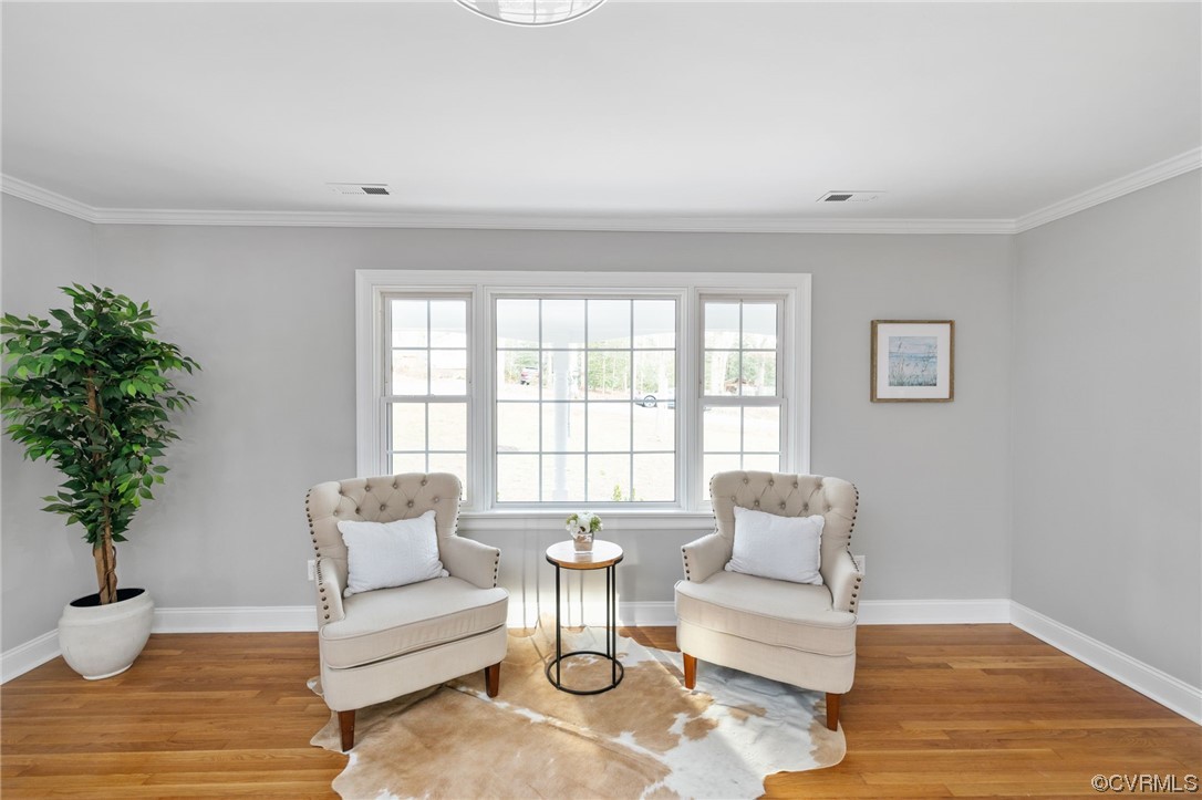 1818 Bloomfield Road Richmond, VA 23225 - Photo 7 of 45 a living room with furniture and a potted plant