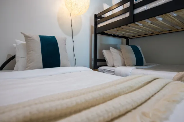 a view of a terrace with seating area