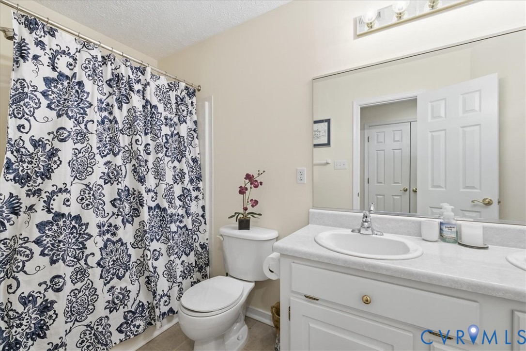 4601 Fall Harvest Court Prince George, VA 23875 - Photo 32 of 49 a bathroom with a sink toilet and a mirror