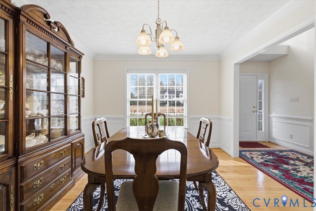 4601 Fall Harvest Court Prince George, VA 23875 - Photo 8 of 49 a view of a dining room with furniture window and outside view