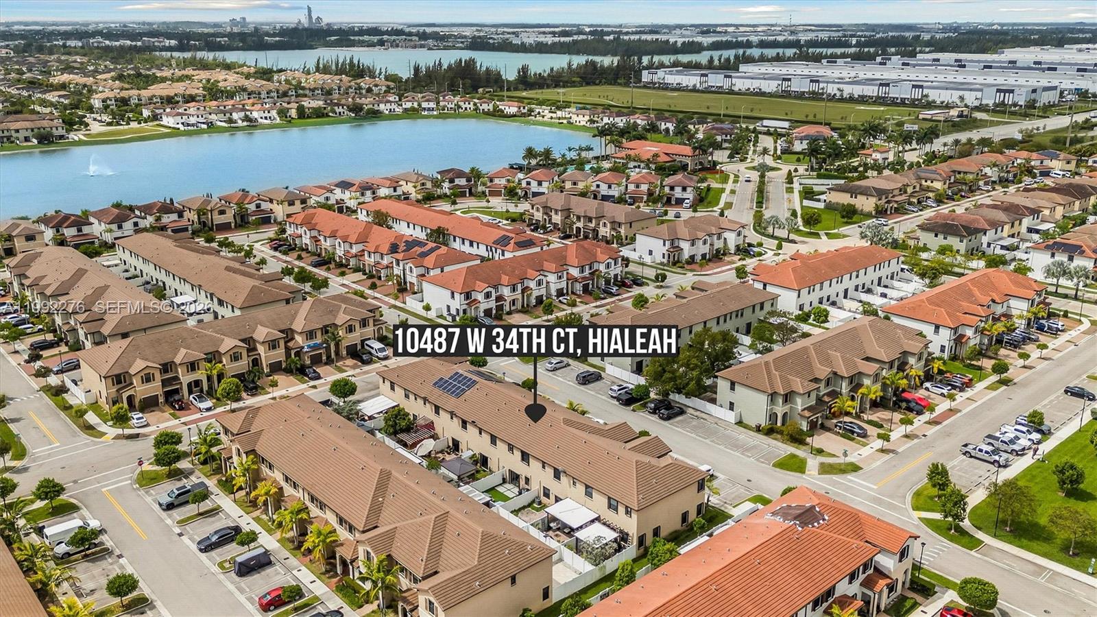 10487 West 34th Court Hialeah, FL 33018 - Photo 39 of 57 an aerial view of a city with lawn chairs