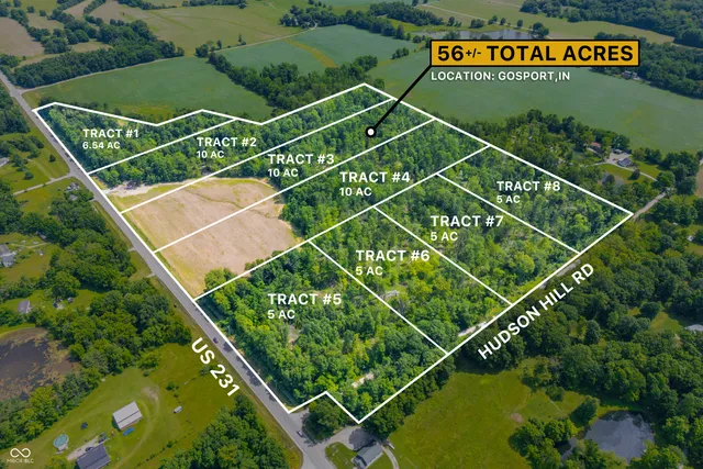 $87,500 | Tract 6 Hudson Hill Road, Gosport, IN 47460