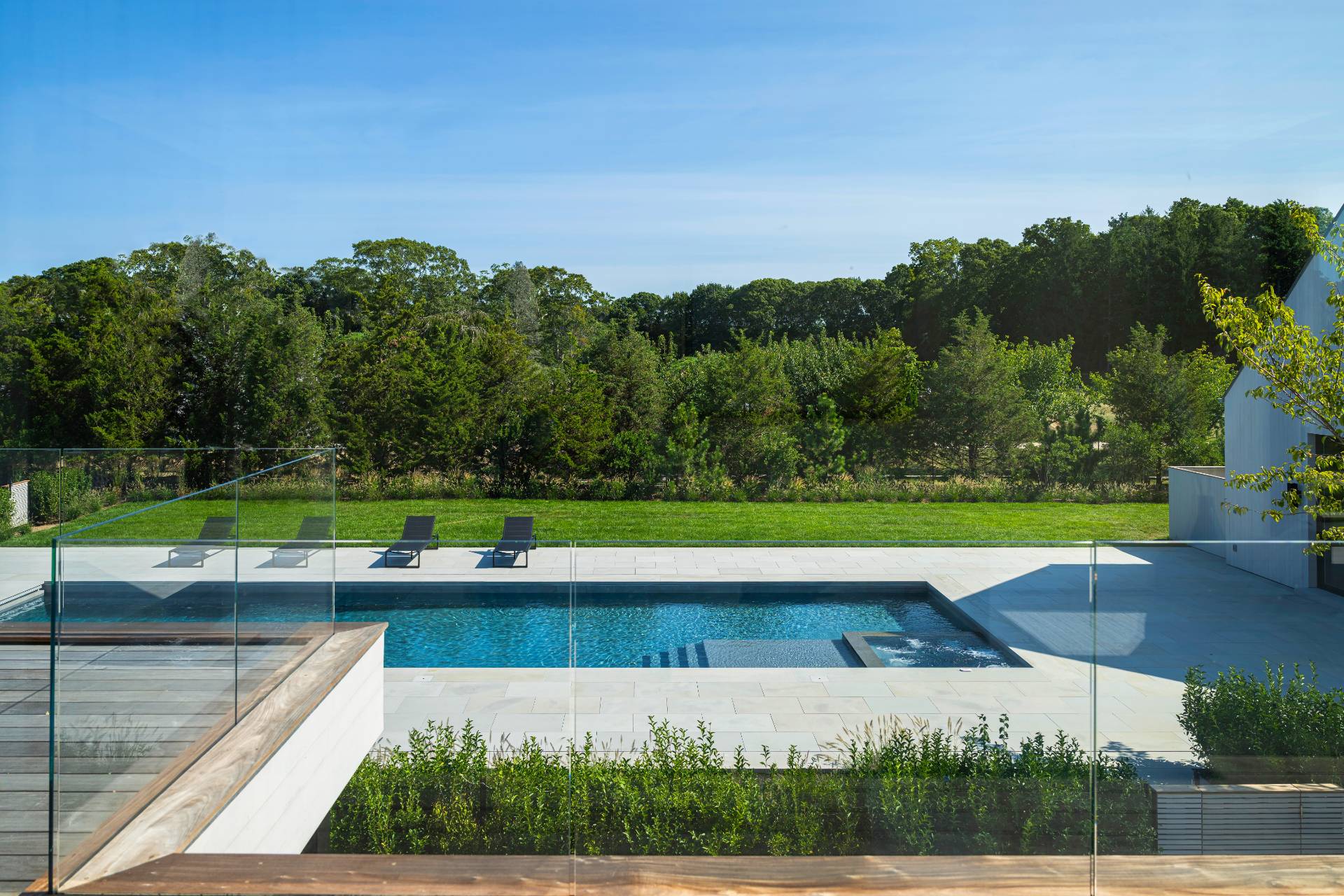 1 Pandion Road Shelter Island, NY 11964 - Photo 22 of 32 a view of a swimming pool with a yard