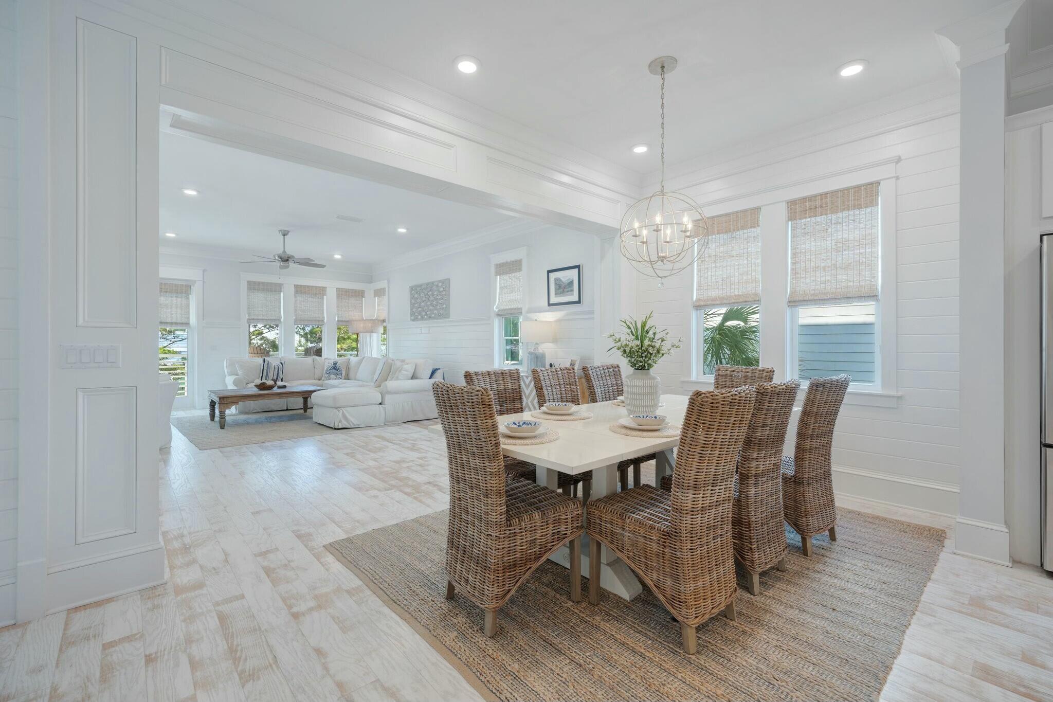 166 Clipper St Inlet Beach Inlet Beach, FL 32461 - Photo 22 of 71 a view of a dining room with furniture window and wooden floor