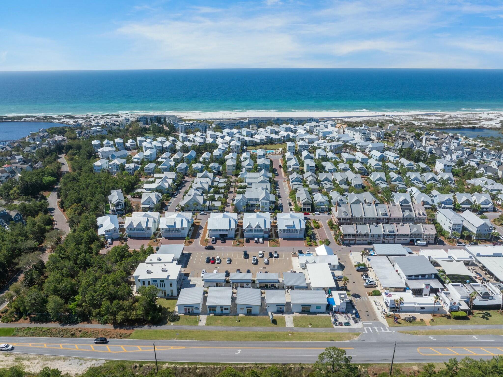 166 Clipper St Inlet Beach Inlet Beach, FL 32461 - Photo 60 of 71 an aerial view of a city with lots of residential buildings