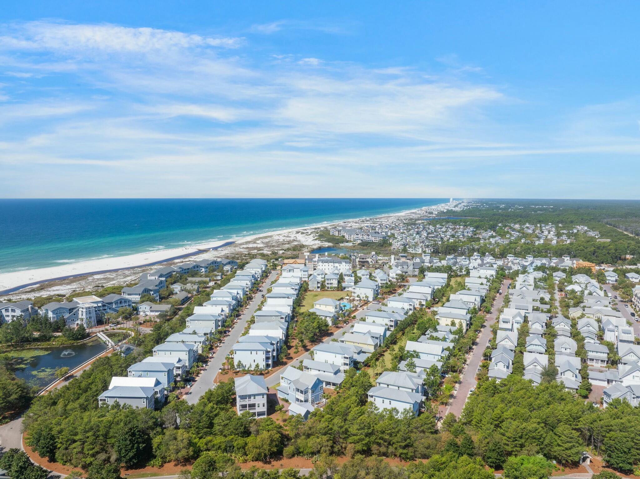 166 Clipper St Inlet Beach Inlet Beach, FL 32461 - Photo 67 of 71 an aerial view of residential building and ocean