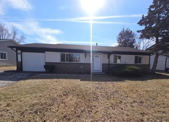 a backyard of a house