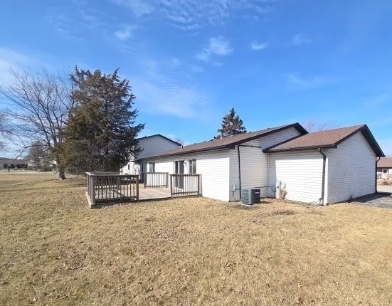 a house with a outdoor space