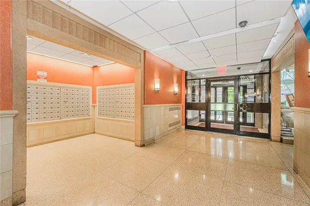 a very nice looking room with a large window