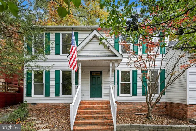 front view of a house with a porch