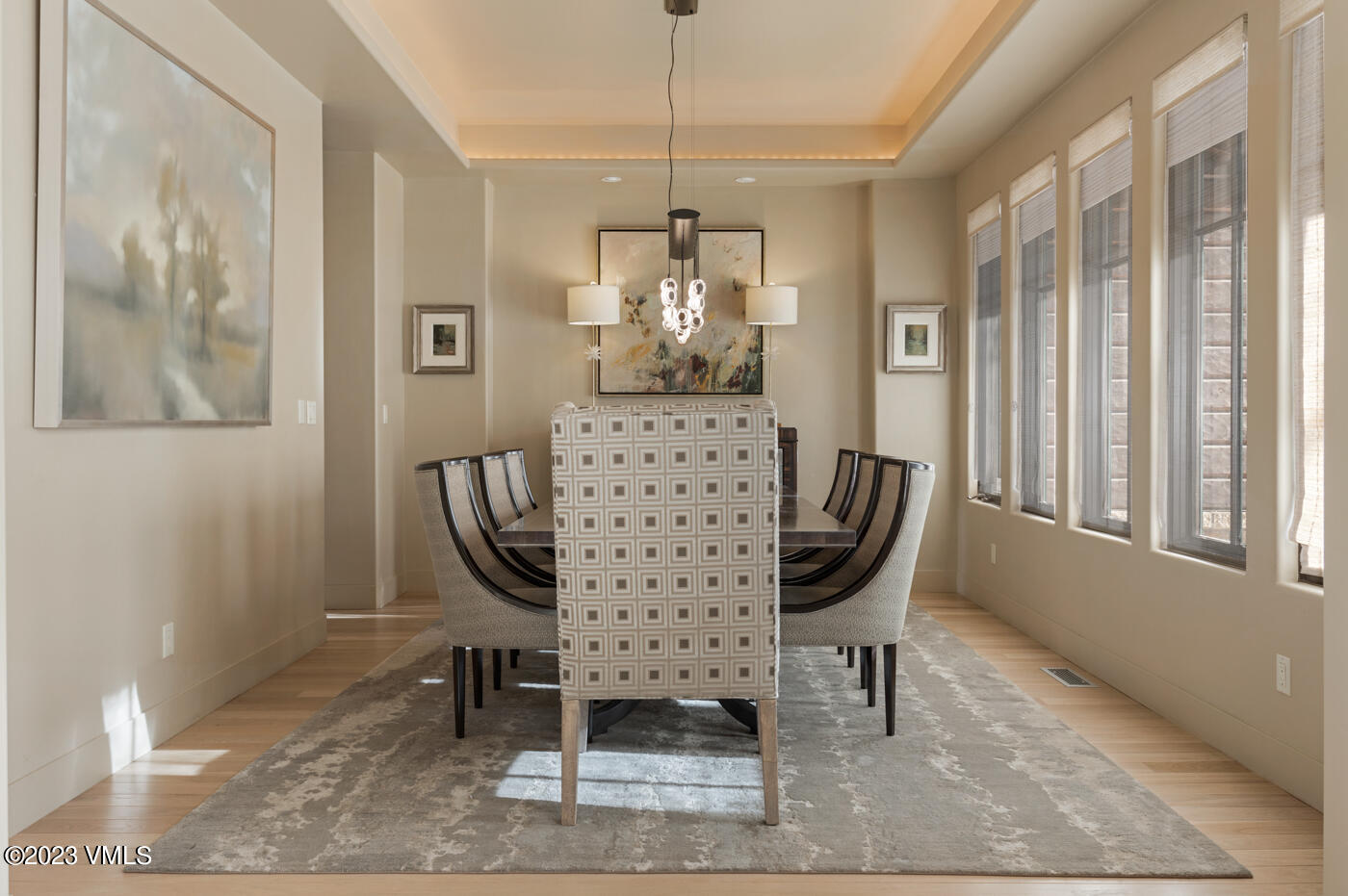83 Eagle River Road Edwards, CO 81632 - Photo 21 of 64 a view of a dining room with furniture window and outside view