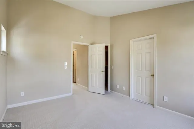 a view of an empty room