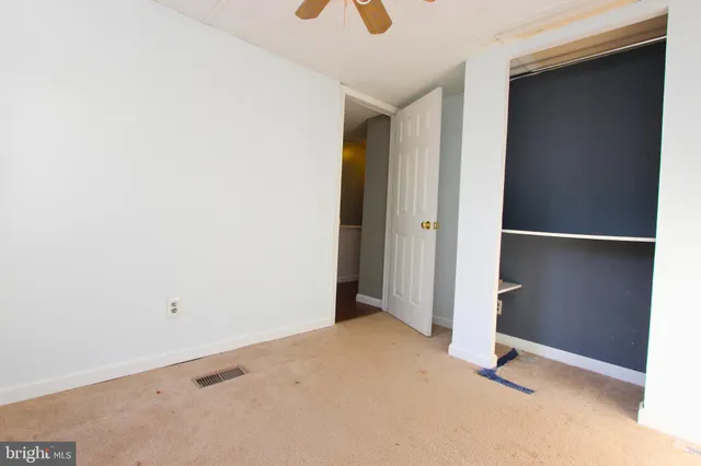 a view of an empty room