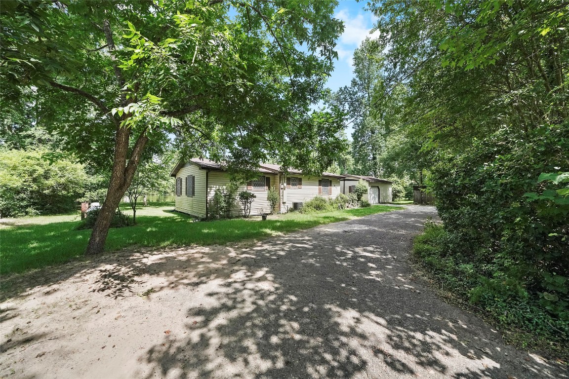 a view of a street with a trees