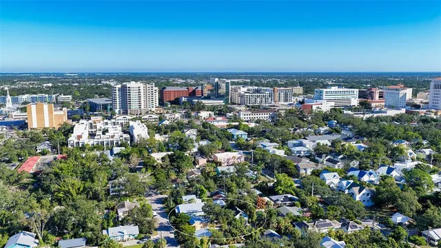 a front view of a building with garage