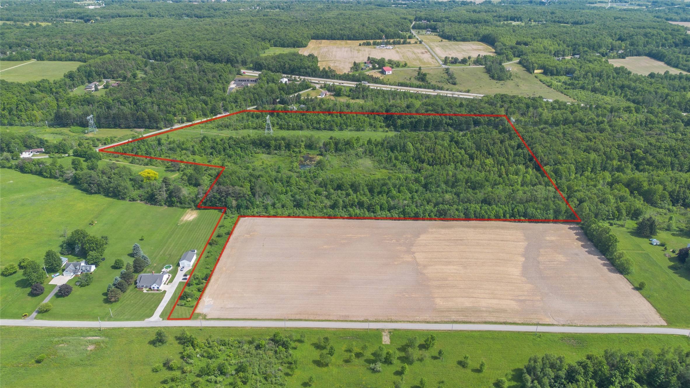 5460 Pinetree Road McKean, PA 16426 - Photo 1 of 18 an aerial view of a house with a yard