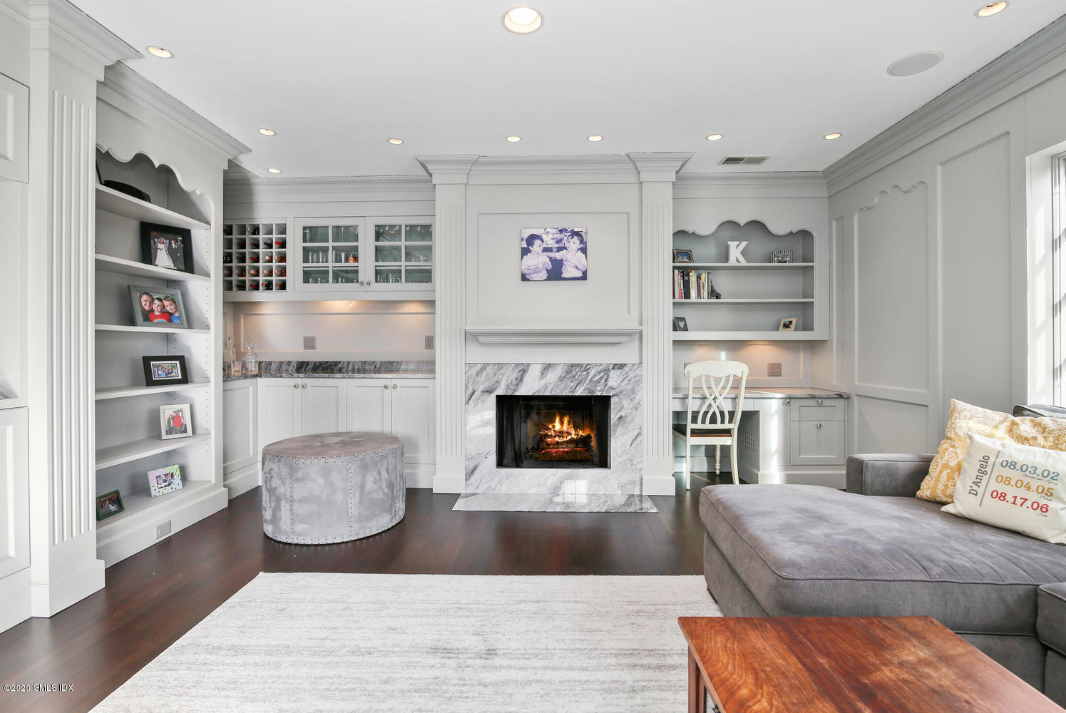 7 Highgate Road Riverside, CT 06878 - Photo 12 of 34 a living room with furniture and a fireplace