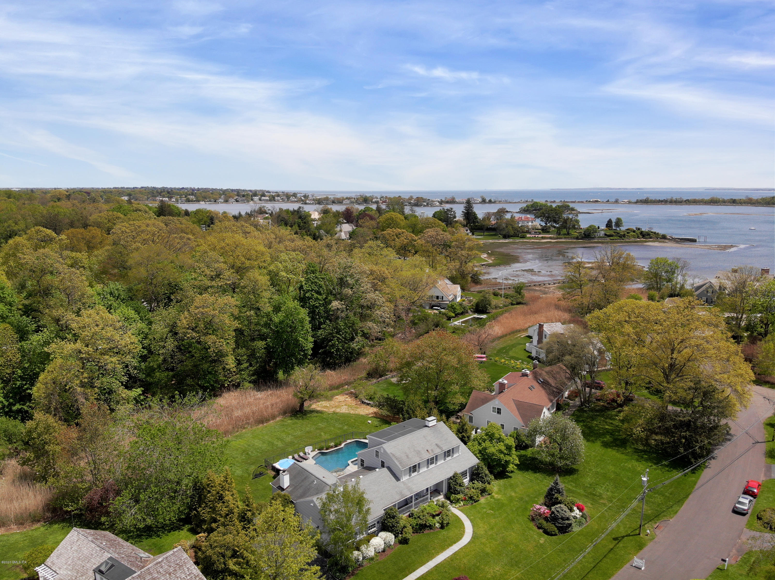 7 Highgate Road Riverside, CT 06878 - Photo 24 of 34 an aerial view of multiple house